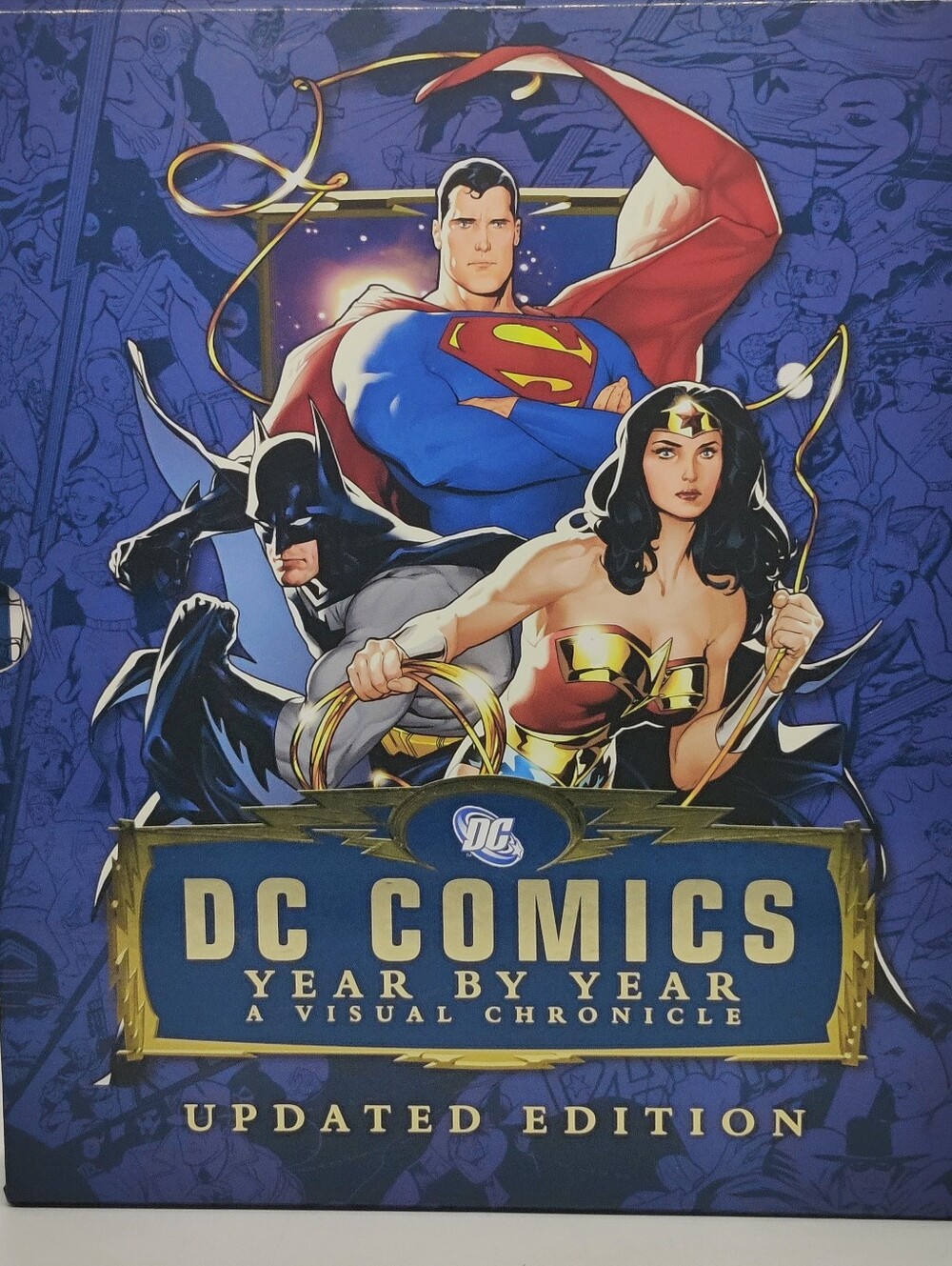 DC Comics Year by Year: A Visual Chronicle hardcover book.